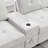L-Shaped Sectional Sofa with Movable Ottoman and Integrated Charging-409989915