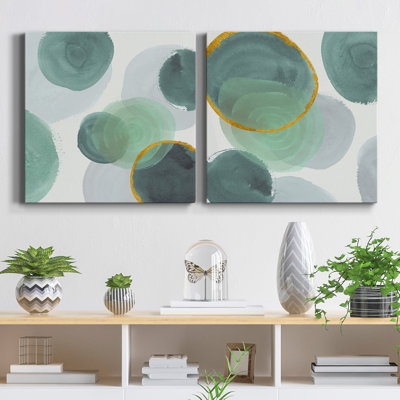 Ontario I - ensemble de 2 reproductions d'art sur toiles tendues