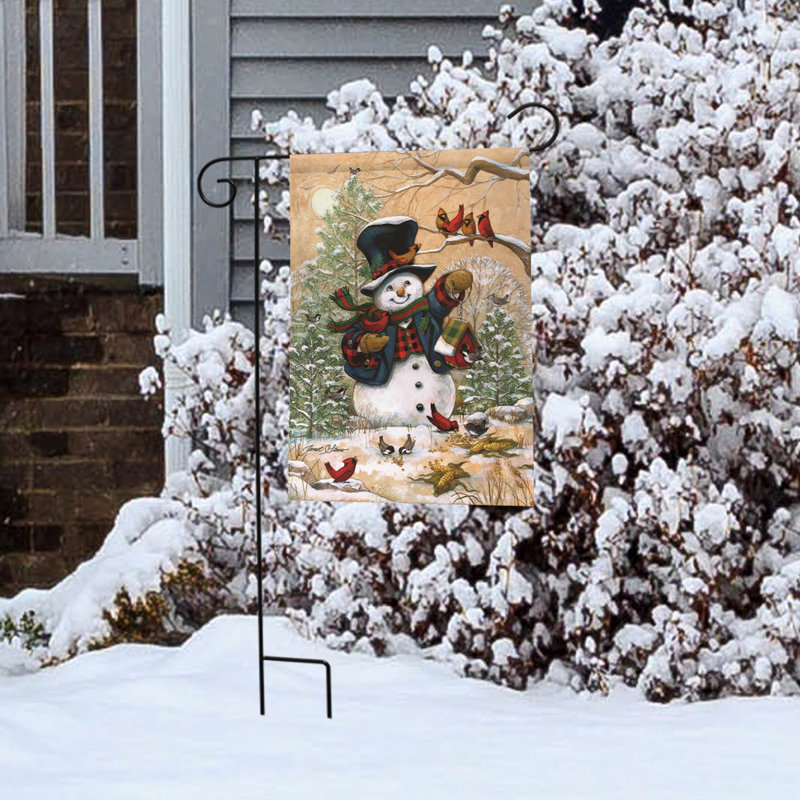 Drapeau d'hiver «Winter Friends»
