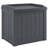 Suncast 17 " W 22 Gallons Water Resistant Resin Deck Box in Black