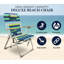 Chaise de camping pliante avec coussins Hainesville