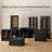 Michihiro Electric Fireplace Mantel TV Stand-2050478330