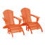 Chaise Adirondack en résine Altura avec repose-pieds-66127447