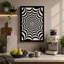 Optical Illusion Web Abstract - Wrapped Canvas-1806350576-1806350586