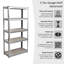 Vida Metal Height -Adjustable Shelving Unit-19298070-19298067