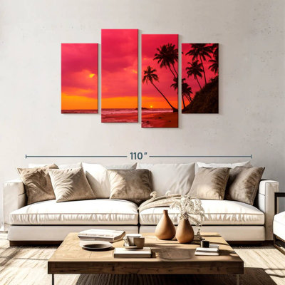 Coucher de soleil rose Gillard