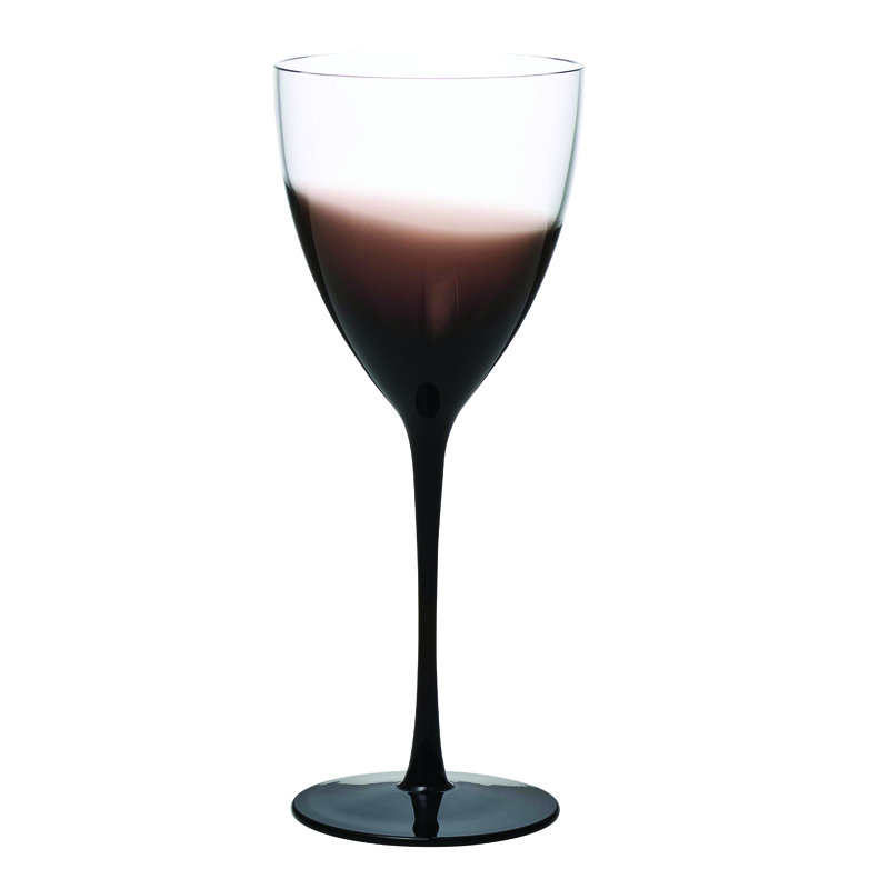 Vague 12 Oz. Red Wine Glass, Smoke