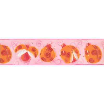 Bordure murale coccinelle