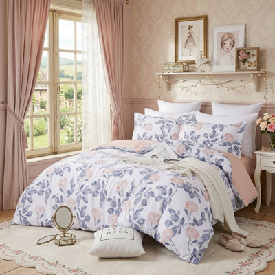 Cotton Twill Floral Comforter