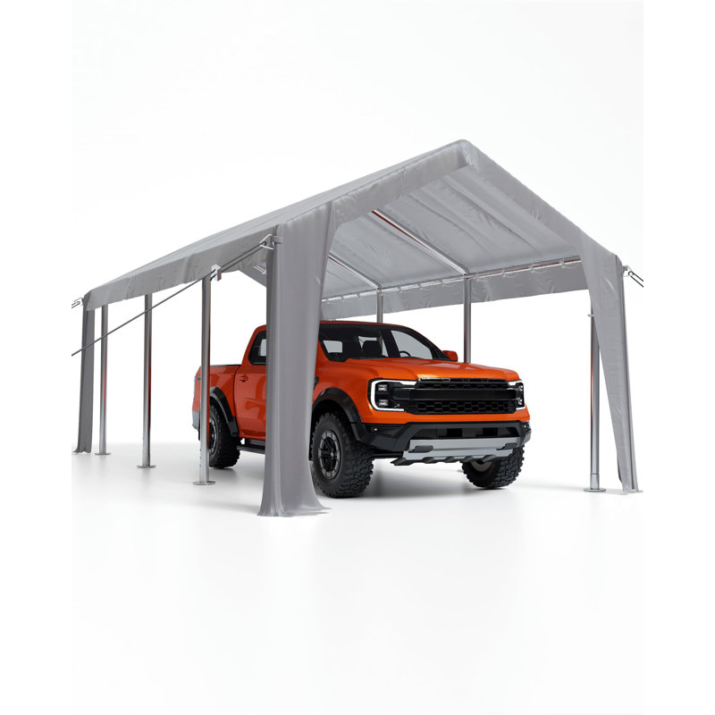 Garage l 13 pi x P 20 pi, Gris