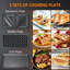 Machine à sandwich 3 en 1 et gaufrier, presse à panini 750 W avec plaque antiadhésive amovible Facile à nettoyer, machine à fromage grillé pour le petit-déjeuner de cuisine à domicile, noir-133216462