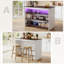 117 cm W Kitchen Island with