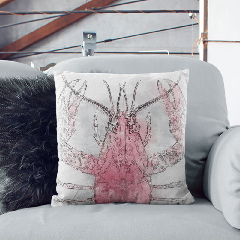 Square Throw Cushion, White, 55cm H x 55cm W x 20cm D