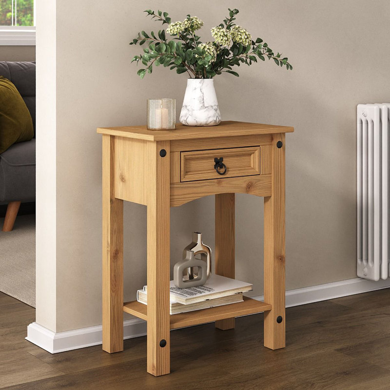 Achiles 54.4Cm Solid Wood Console Table, 73cm H x 50cm W x 31cm D