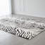 Wool Animal Print Area Rug in White-471429678