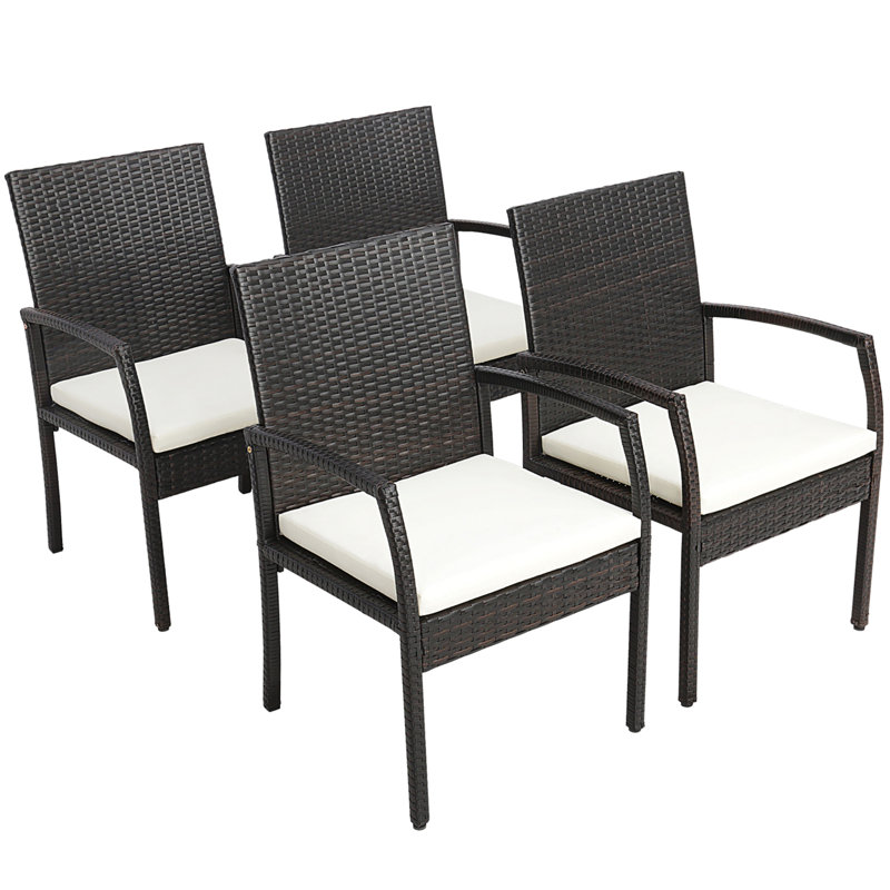 Chaise de patio avec coussin Isileli
