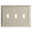 Architectural 3 - Gang Toggle Light Switch Standard Wall Plate-44465888-128259095