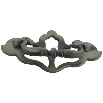 (5 Pack) 3-1/2 inch Drop Bail Pull Antique Pewter