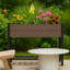 Lit de jardin surélevé toutes saisons, avec tablette de rangement-591451110