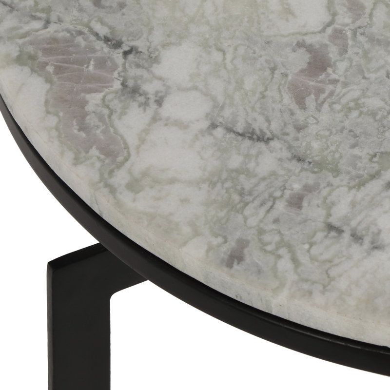 Aubigny Marble Top End Table