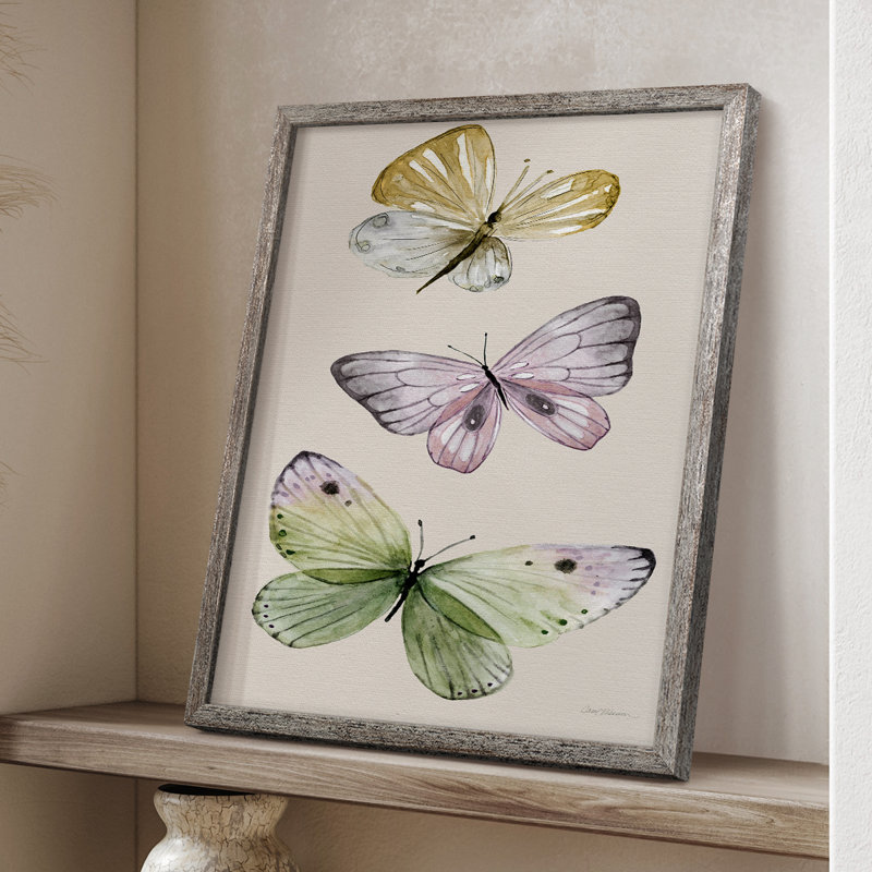 «Fly Away II», reproduction encadrée - bois massif, H 21 po x l 17 po