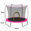 Trampoline rectangulaire TK - élastique - ROSE