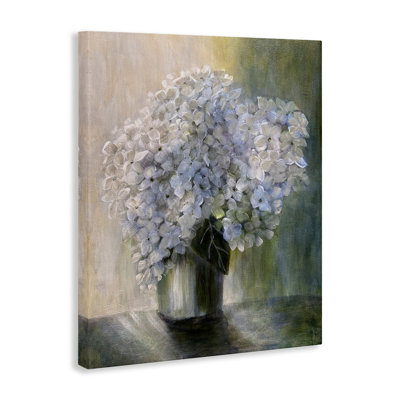 «Hydrangea Still Life», art mural sur toile par Doris Charest