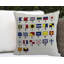 Housse de coussin d'extérieur carré Nantucket-79538806