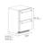ZLINE Autograph 24 in. Touchstone Refrigerator Drawer with Steel Doors & Gold Helix Handles-119346631