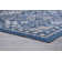 Oriental Navy/Dark Blue Indoor Area Rug for Living Room, Dining Room, Bedroom