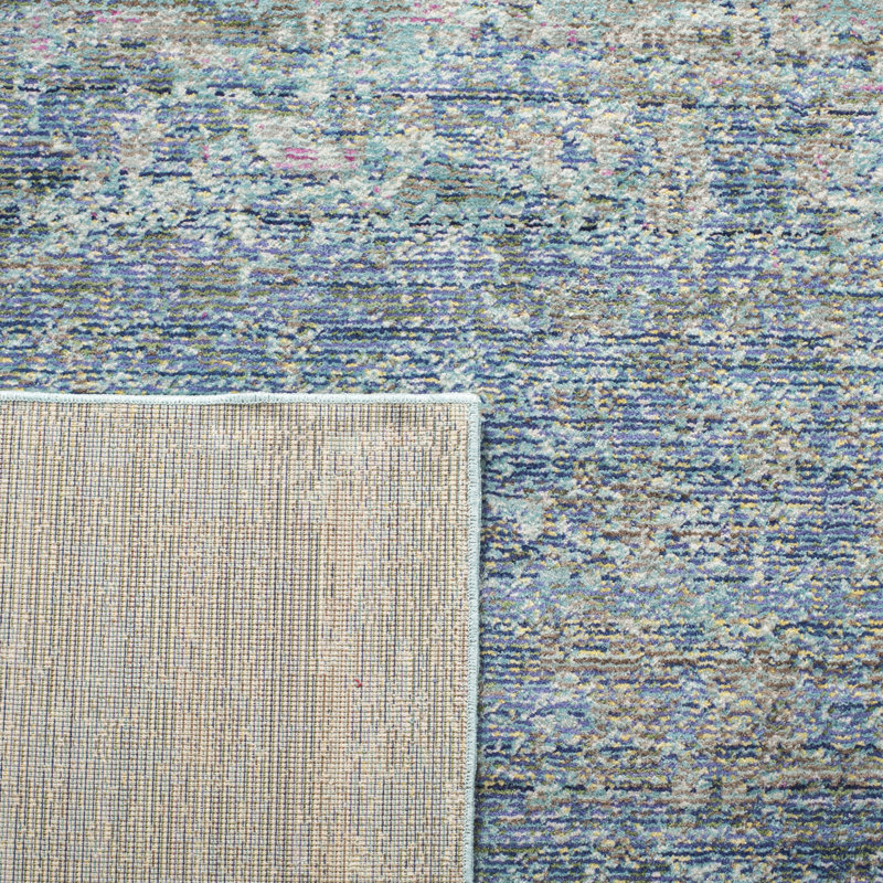 Hallerson Performance Abstract Rug, Square 6'7"
