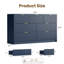 Commode 7 tiroirs, l 55,1 po-1682456366