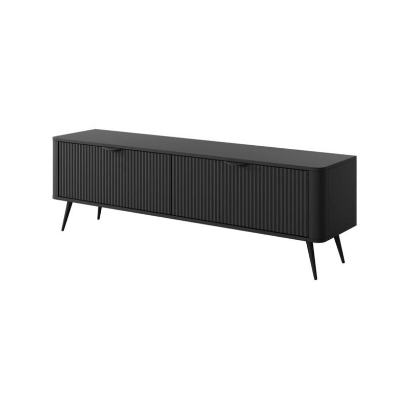 Leamont Unfinished TV Stand for TVs up to 65", Black