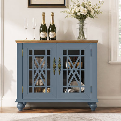 Angelith 38'' Sideboard-Blue