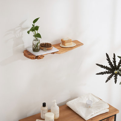 Irregular Wood Floating Shelf