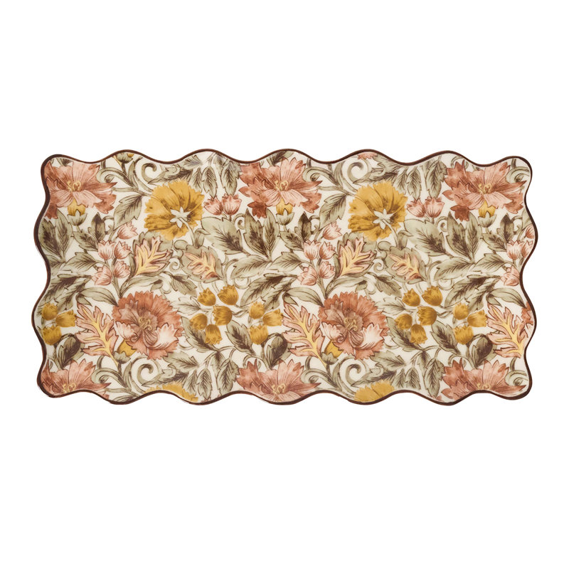 Puro 16" Hostess Tray - Amber