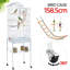 158.5cm Iron Pointed Top Floor Bird Cage with Wheels-1636995219