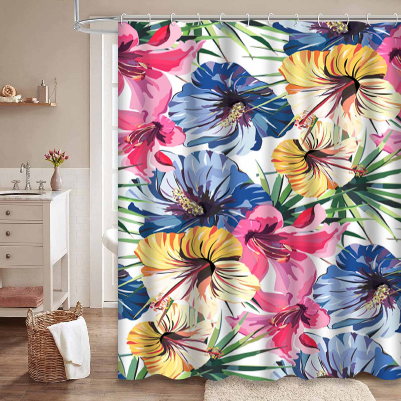 Rideau de douche Bright 12 pièces, 72" L x 78" W