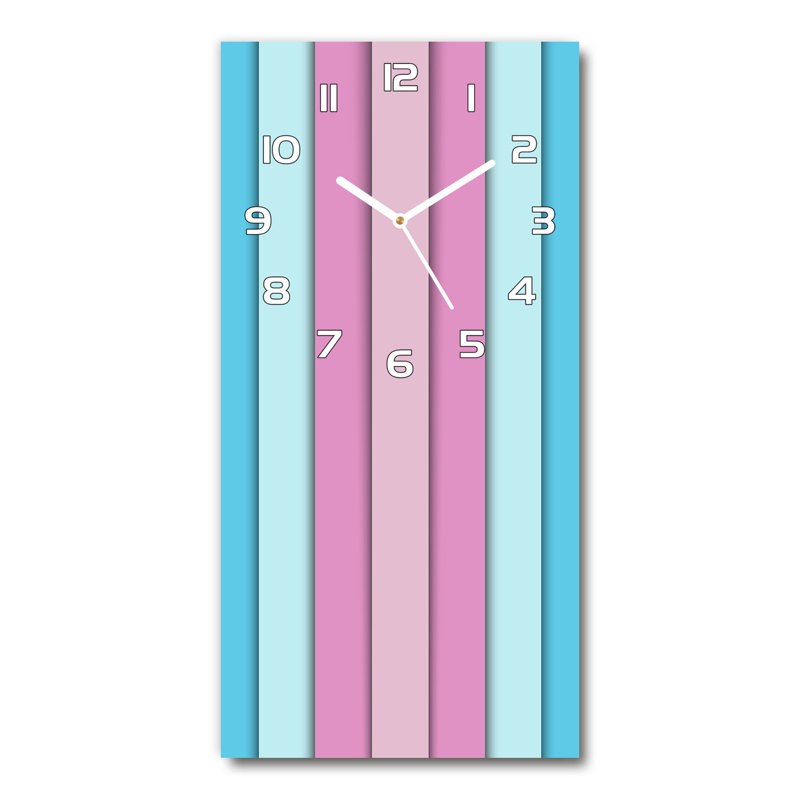Jandy Glass Wall Clock, White