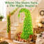 Sapin de Noël pliable et fantaisiste vert citron pré-illuminé, sapin Norfolk réaliste 2 en 1 à double style avec lumière blanche chaude, aspect classique ou incurvé, sapin de Noël mince pour décoration intérieure (1,83 m)-816011016