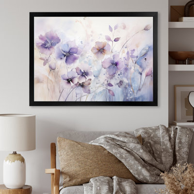 Purple Mystical Blooms III - Print