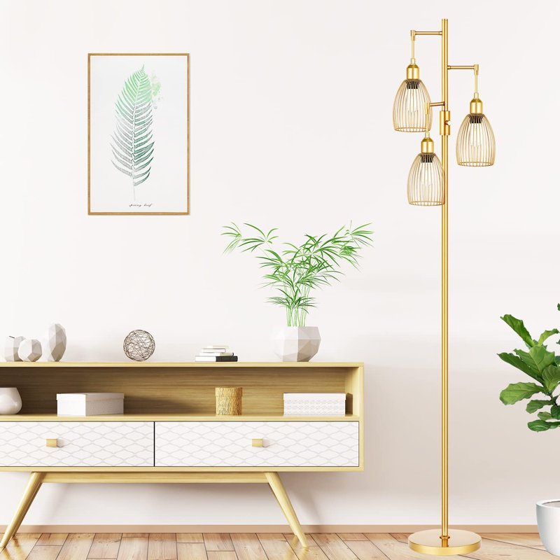 Levada 68'' Natural Tree Floor Lamp