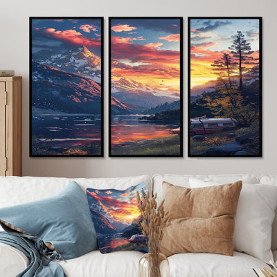Ensemble de salon Caulkins - Camping Travel Wall Art