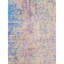 Abstract Area Rug in Violet/Blue