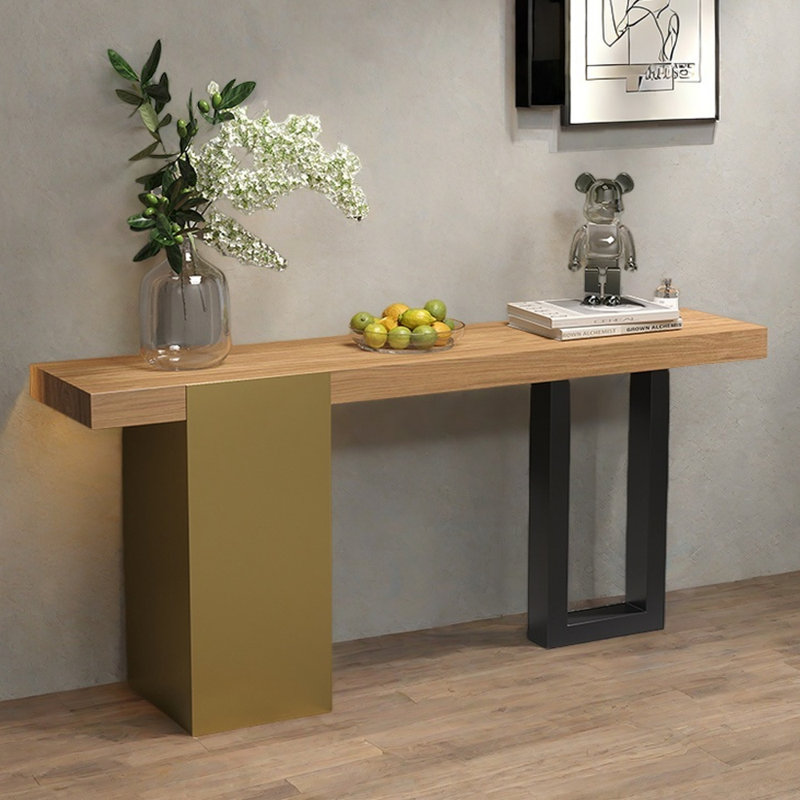 Console artistique de luxe, H 33,5 po x l 78,7 po x P 13,8 po
