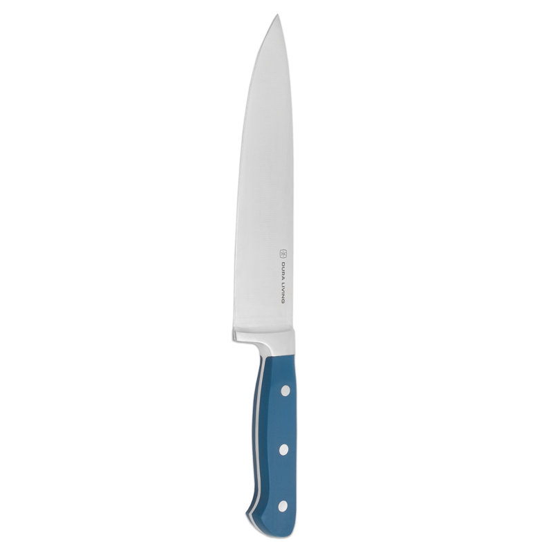 Couteau de chef 8 po Dura Living, Bleu royal