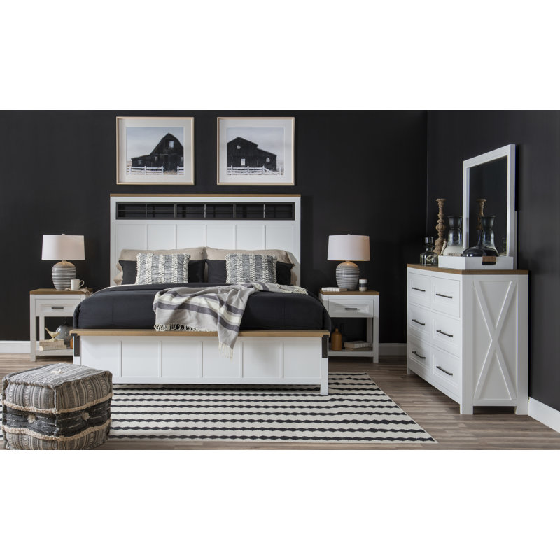 Franklin 22" Wide Farmhouse Select Hardwoods Open Nightstand