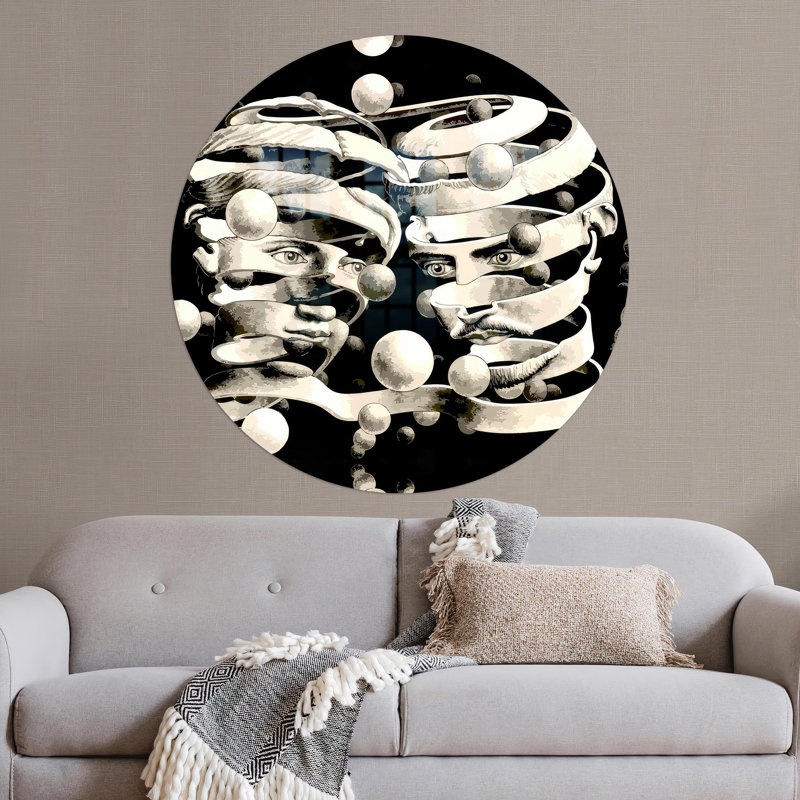 «Maurits», «Escher» de Maurits, inspiré de l'art mural de la collection «Union» par Modern Art, H 39,4 po x l 39,4 po