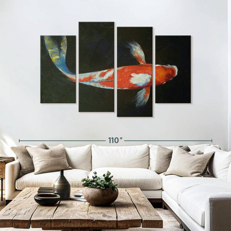 Brampt Koi, 54" H x 84" W