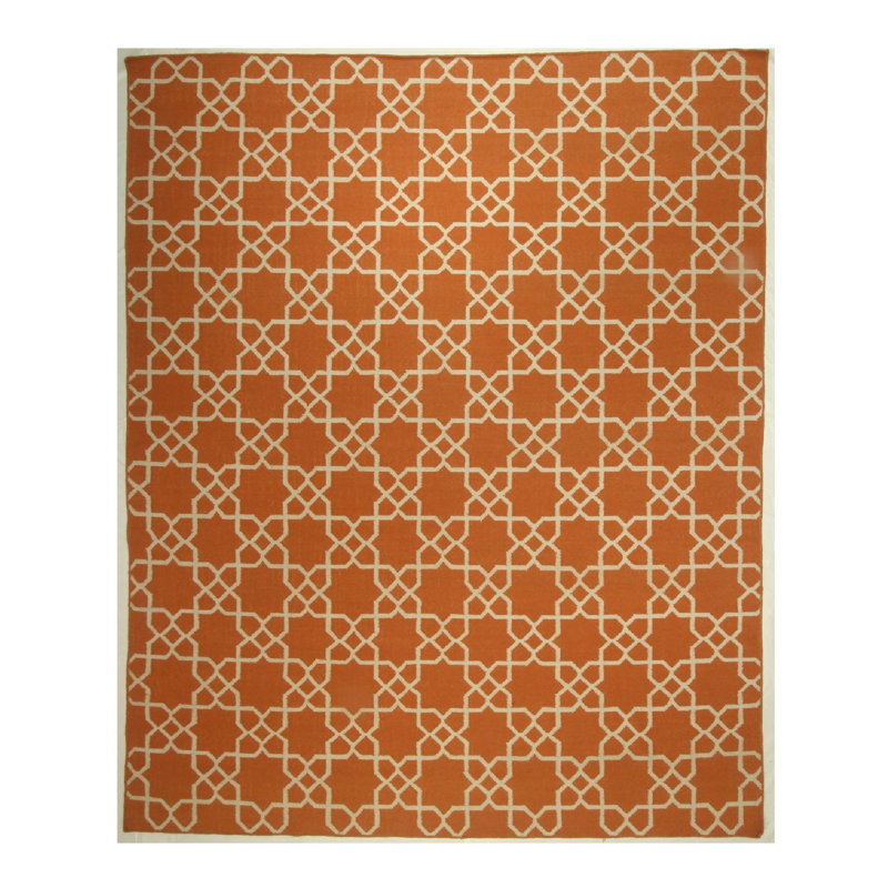 Flatweave Geometric Area Rug